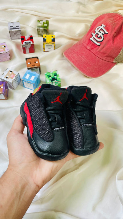 Jordan 13 Retro Kids Sneakers - Black/Red