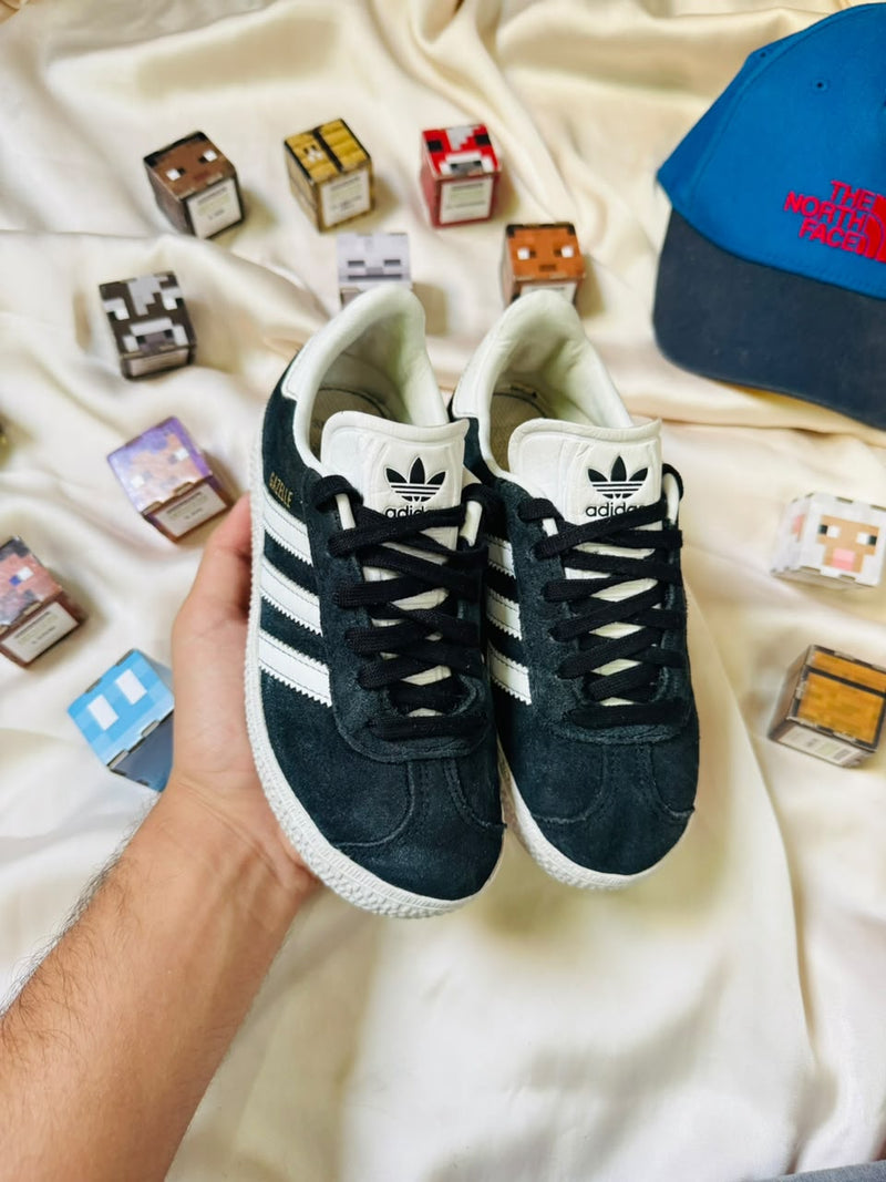 Adidas Gazelle Kids Sneakers - Black/White