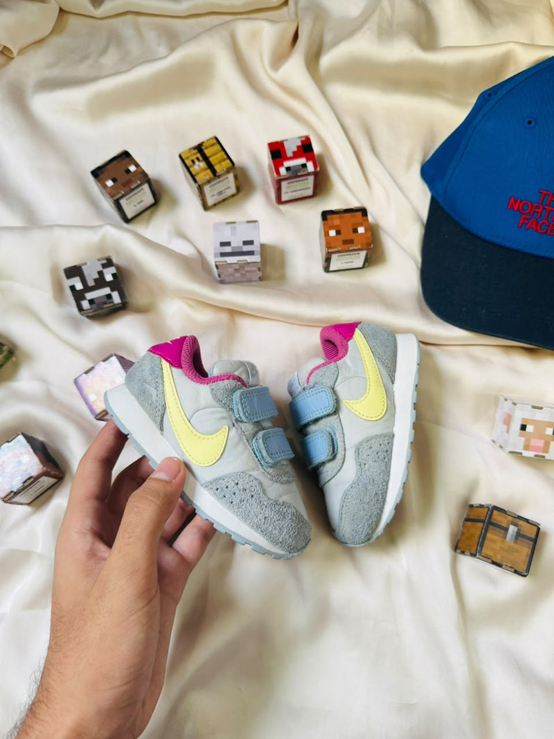 Nike Kids Sneakers - Grey/Yellow/Pink