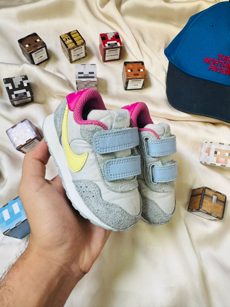 Nike Kids Sneakers - Grey/Yellow/Pink