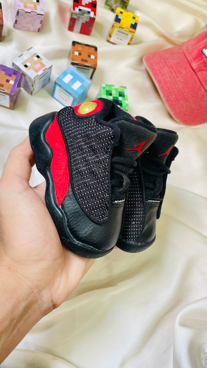 Jordan 13 Retro Kids Sneakers - Black/Red