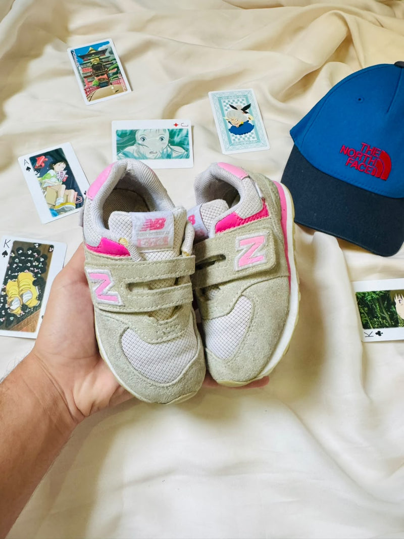 New Balance 574 Kids Sneakers - Grey/Pink