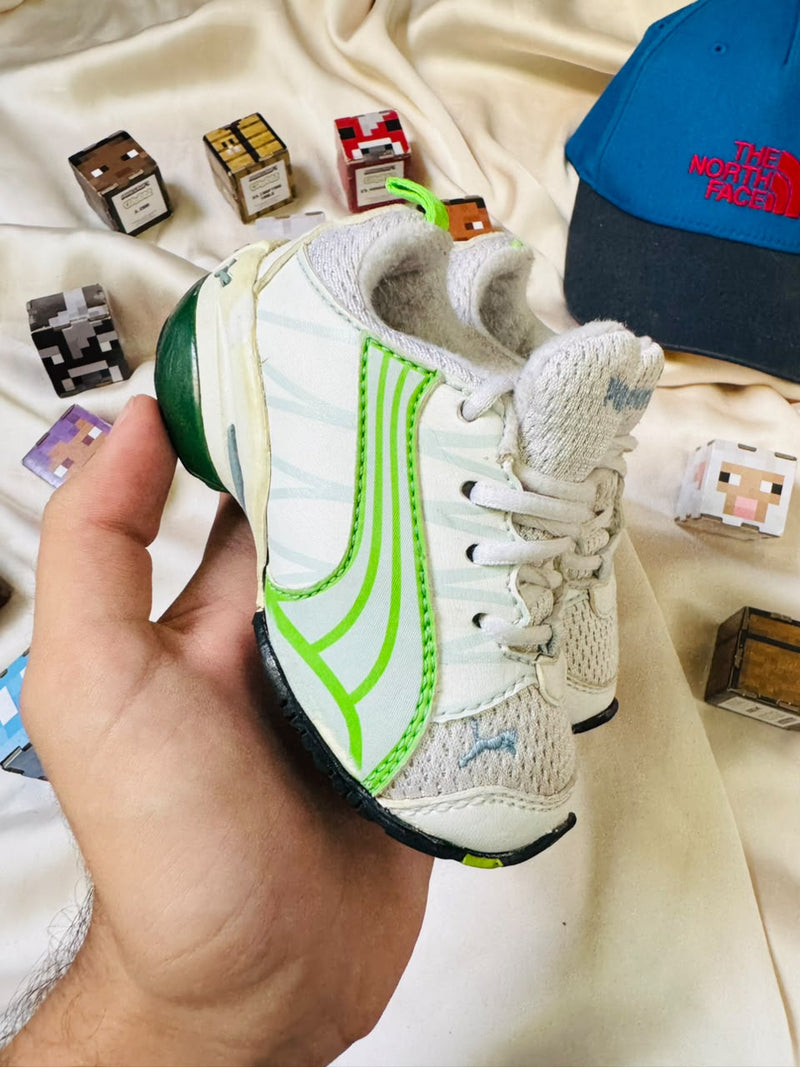 Puma Kids Sneakers - Cream/Neon Green