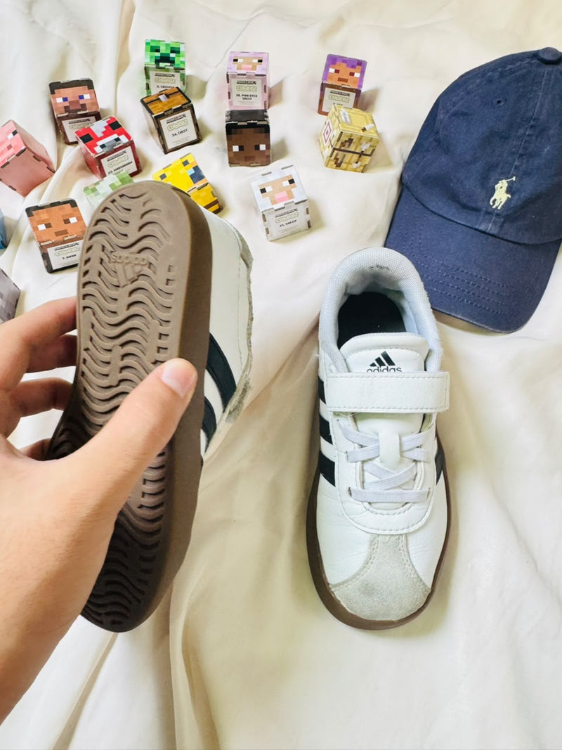 Adidas kids sneaker gum outsole