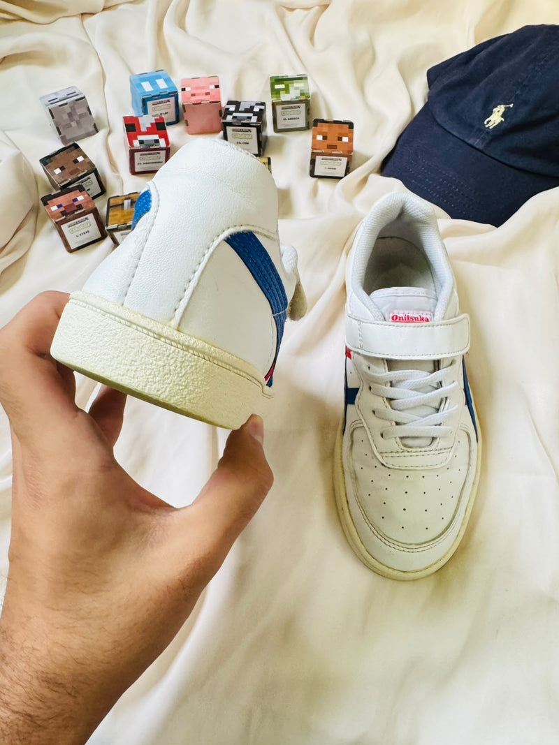 Heel view of Onitsuka Tiger kids sneaker